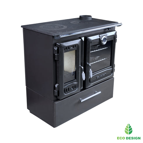 Multifunctional Wood Burning Cast Iron Stove with Oven Cooking Baking Heating Stove Suitable For Tiny House and Farm House