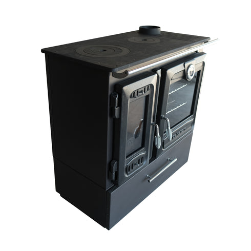 Multifunctional Wood Burning Cast Iron Stove with Oven Cooking Baking Heating Stove Suitable For Tiny House and Farm House