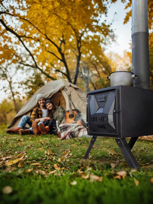 Portable Mini Camp Stove - Compact & Lightweight Outdoor Cooking Solution for Camping, Hiking, and Backpacking