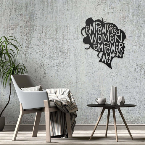 Empowered Woman - Metal Wall Art