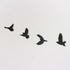 Flying Birds Metal Wall Art Freedom Peace Hope Opportunity Change Monochrome Minimal Dove Silhouette Entryway Decoration