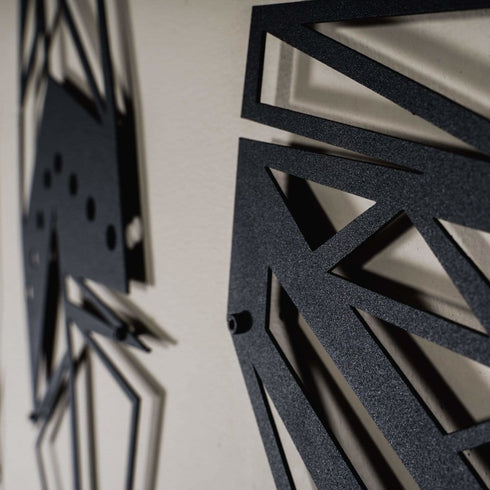 GeoFeathers - Metal Wall Art