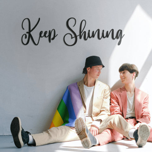 Keep Shinning - Metal Wall Art