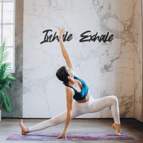 Inhale Exhale - Metal Wall Art