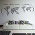 Liv - Metal World Map Wall Art