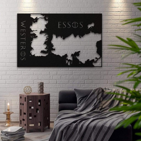 Map of Kingdoms - Metal Map