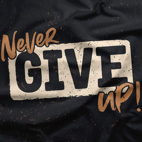 Never Give Up - Wall Tapestry