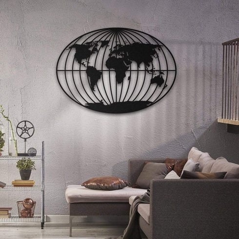 Orbis - Metal World Map