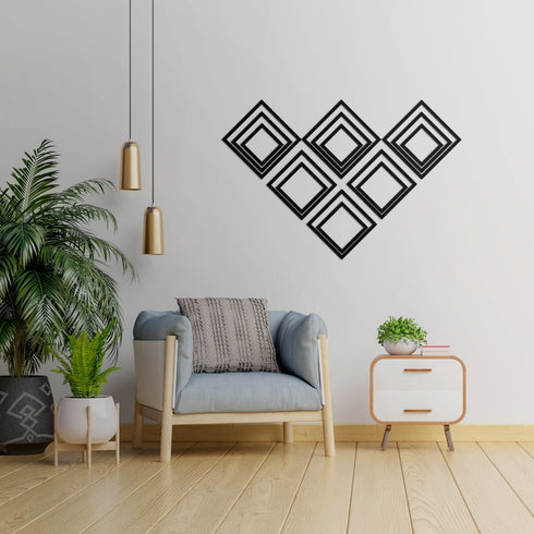 The Square - Metal Wall Art