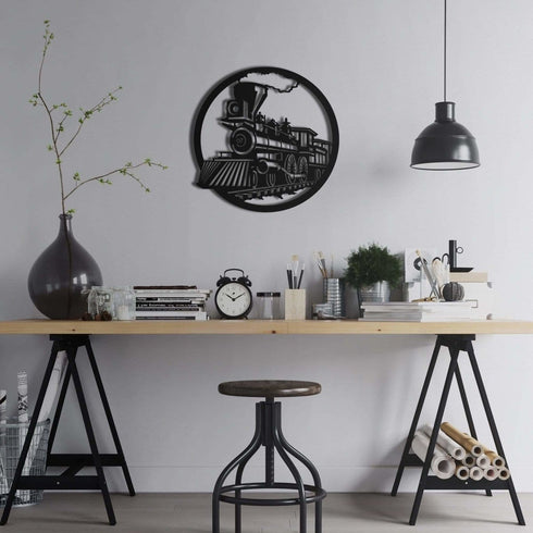 Train - Metal Wall Art