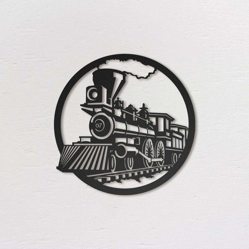 Train - Metal Wall Art